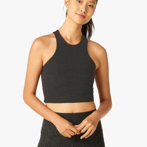 Beyond Yoga Spacedye 💫 Studio Cropped Tank sz M | Darkest Night